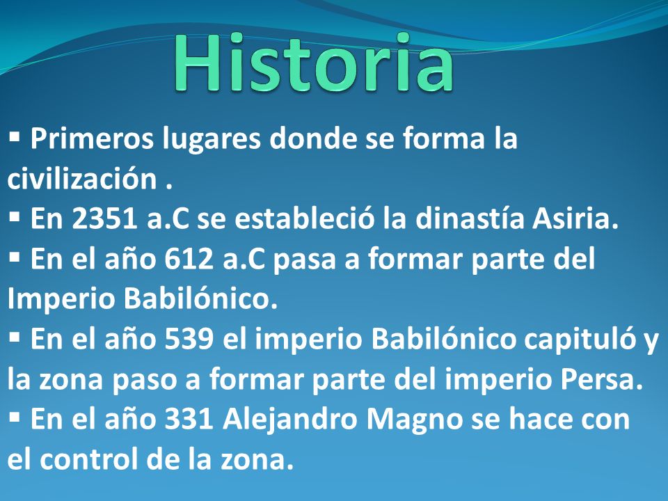 Historia Primeros lugares donde se forma la civilización .