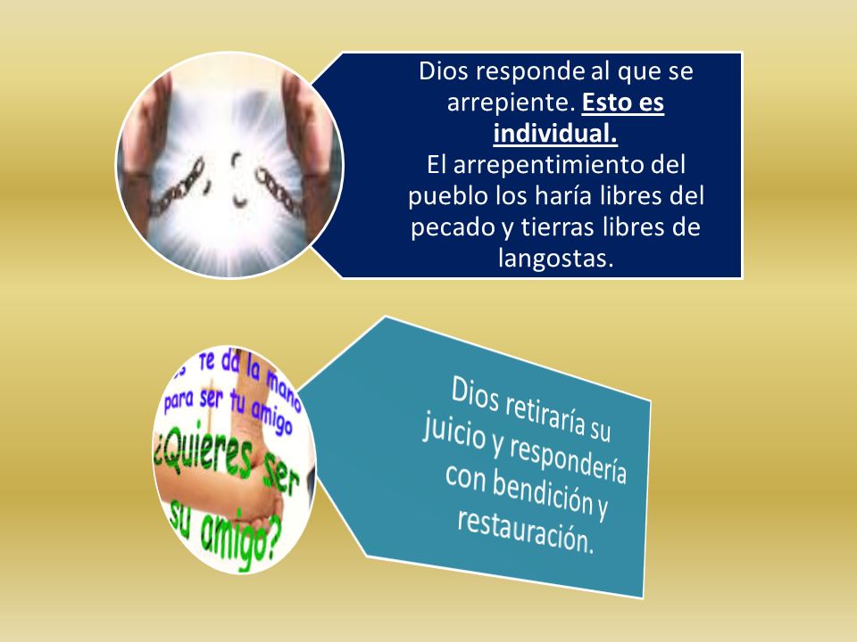 Dios retiraría su juicio y respondería con bendición y restauración.
