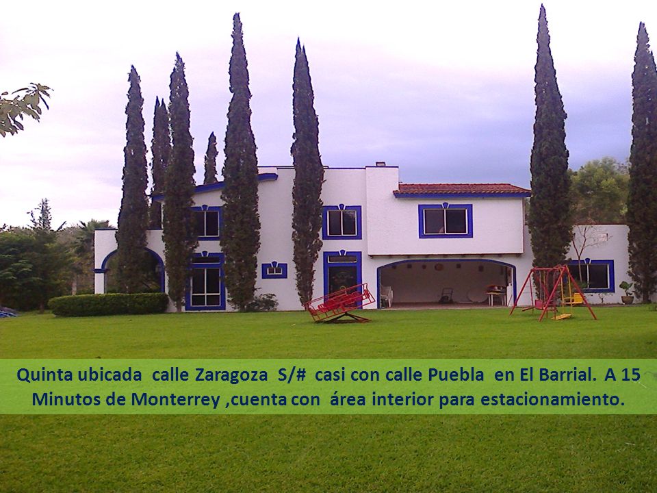 Quinta ubicada calle Zaragoza S/# casi con calle Puebla en El Barrial