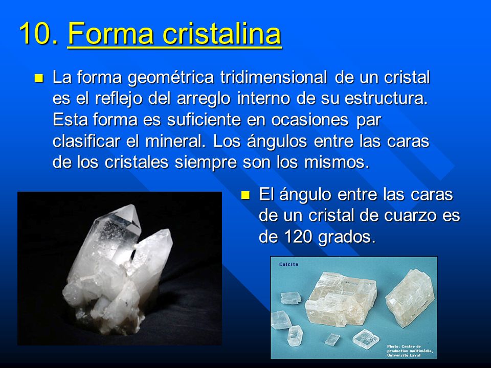 10. Forma cristalina