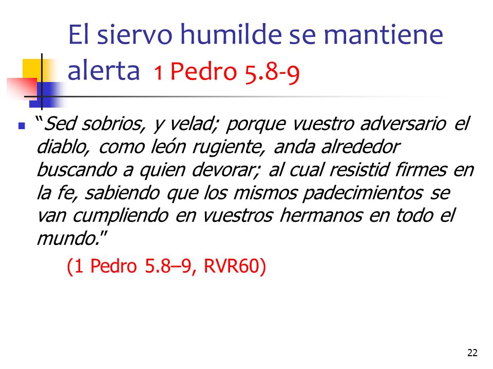 Dios Demanda Humildad En El Servicio 1 Pedro Ppt Video