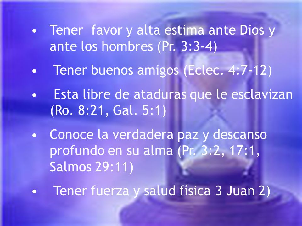 Tener favor y alta estima ante Dios y ante los hombres (Pr. 3:3-4)