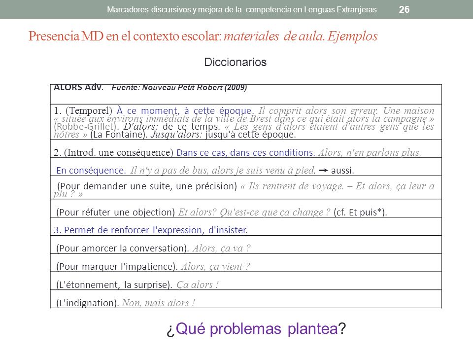 Presencia MD en el contexto escolar: materiales de aula. Ejemplos