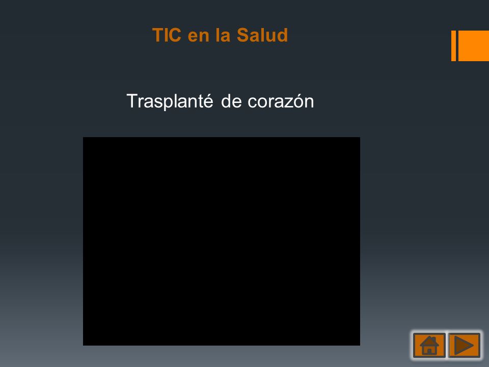 TIC en la Salud Trasplanté de corazón