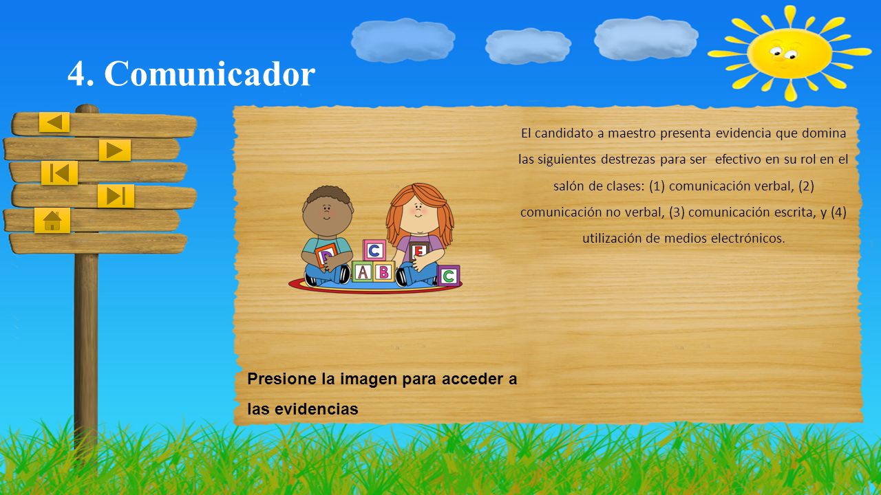 4. Comunicador Presione la imagen para acceder a las evidencias