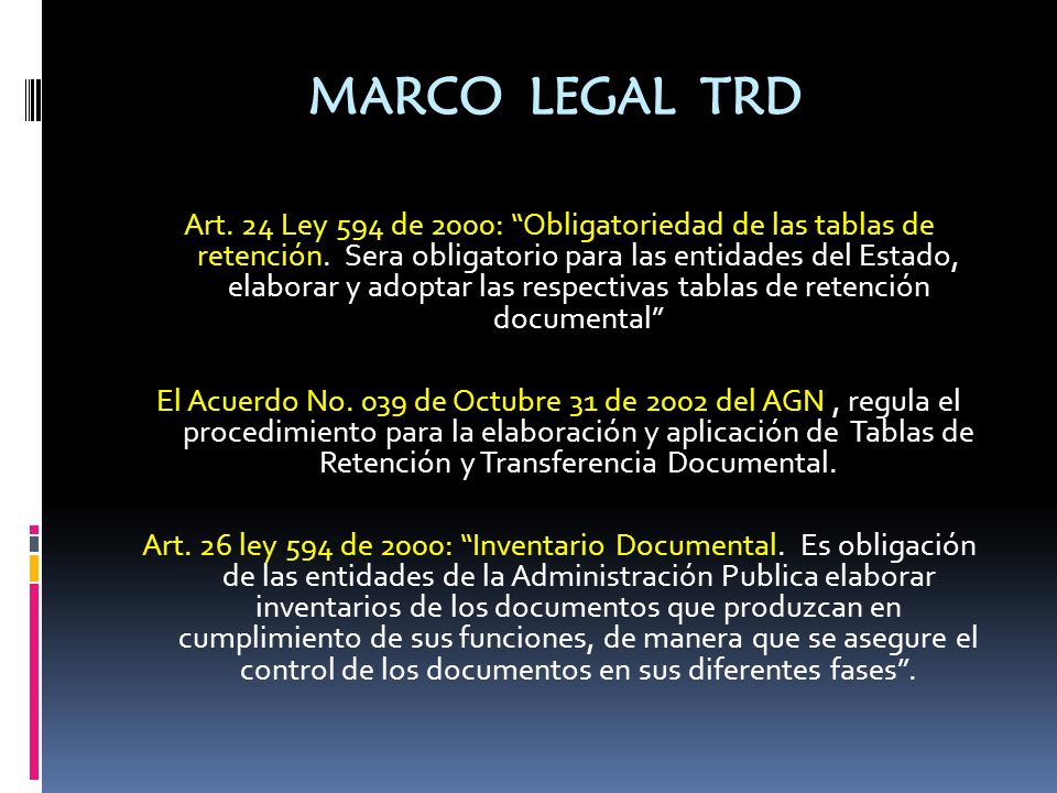 MARCO LEGAL TRD