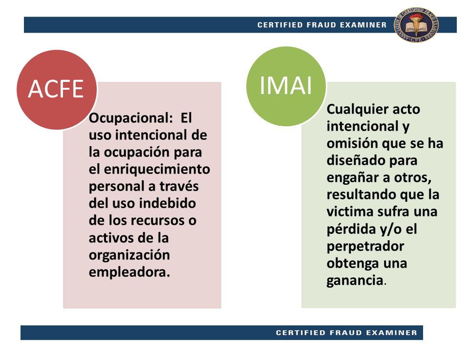 Ocupacional: El uso intencional de la ocupación para el enriquecimiento personal a través del uso indebido de los recursos o activos de la organización empleadora.