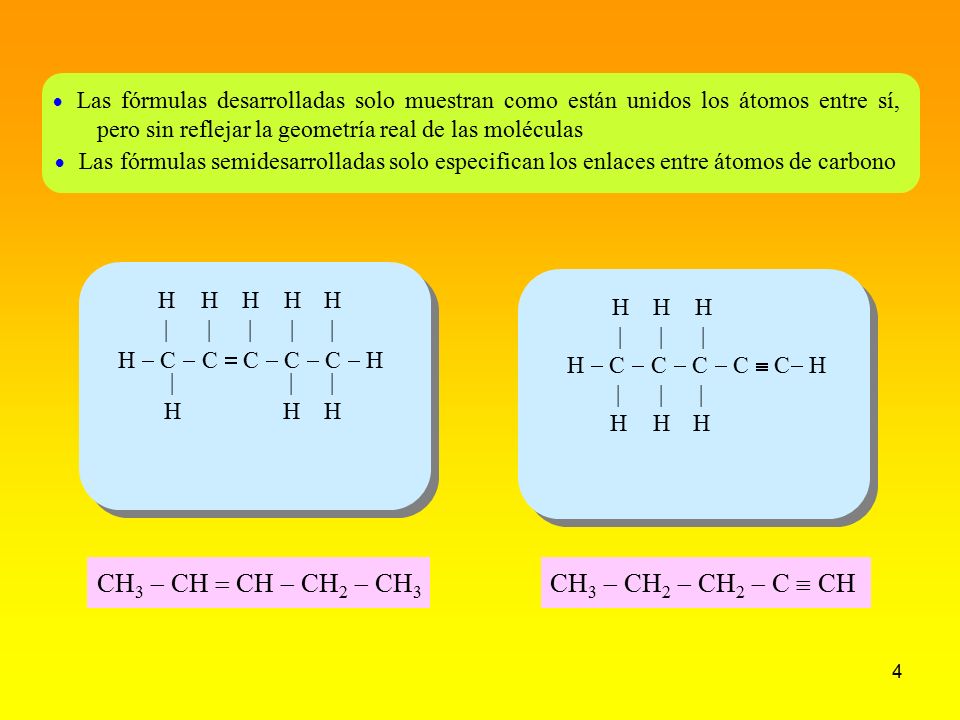 CH3 - CH = CH - CH2 - CH3 CH3 - CH2 - CH2 - C  CH