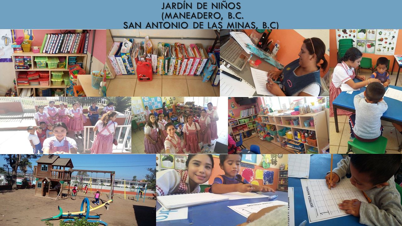 Jardín de Niños (Maneadero, B.C. San Antonio de las Minas, B.C)