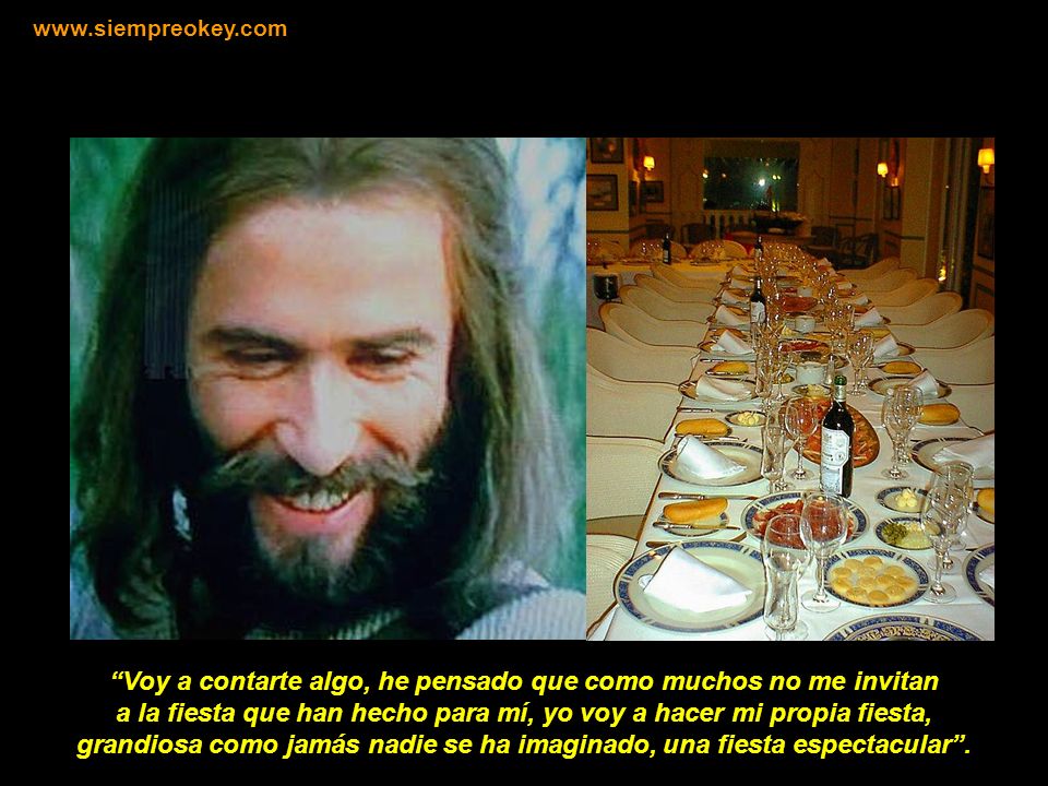 Voy a contarte algo, he pensado que como muchos no me invitan