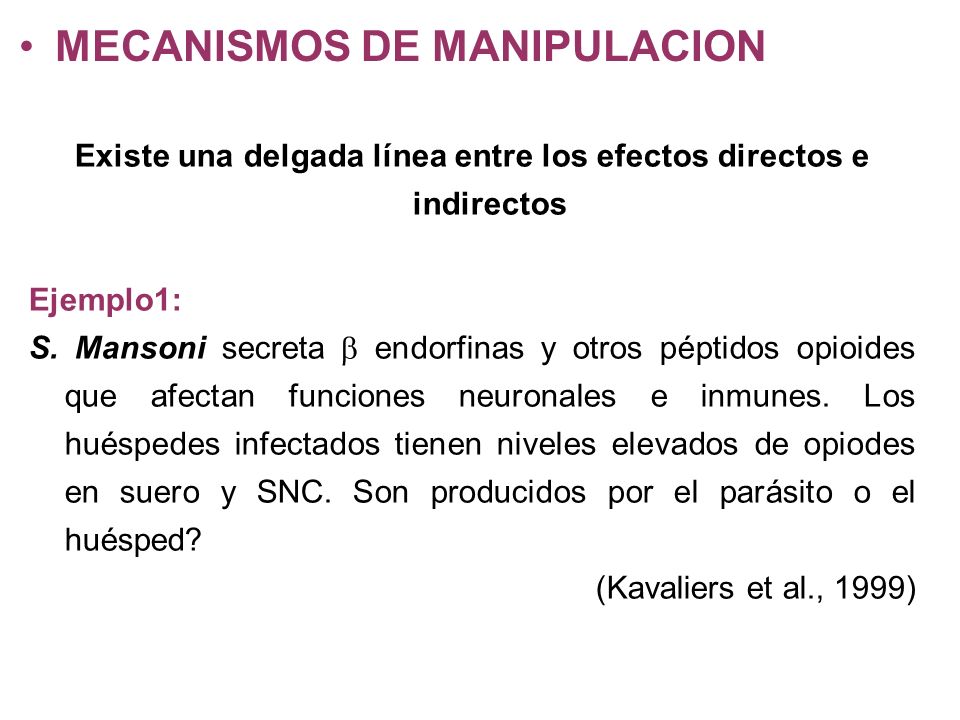Existe una delgada línea entre los efectos directos e indirectos