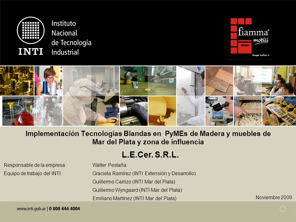 Implementación Tecnologías Blandas en PyMEs de Madera y muebles de Mar del Plata y zona de influencia