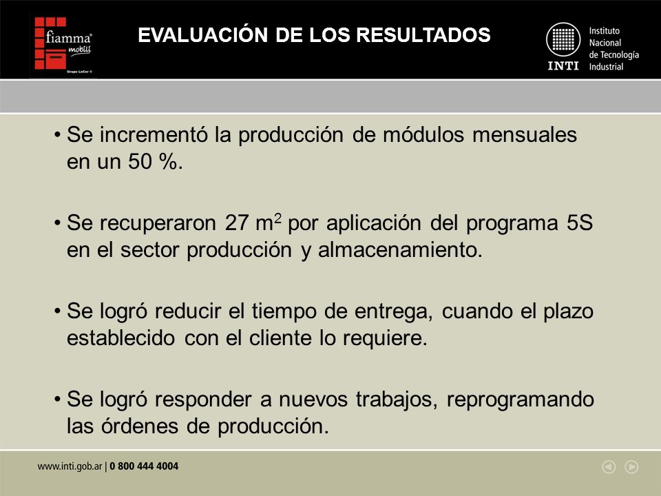 Se incrementó la producción de módulos mensuales en un 50 %.