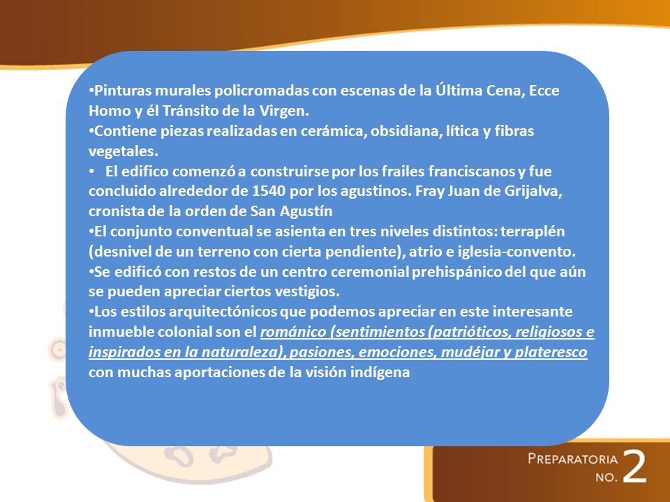Pinturas murales policromadas con escenas de la Última Cena, Ecce Homo y él Tránsito de la Virgen.