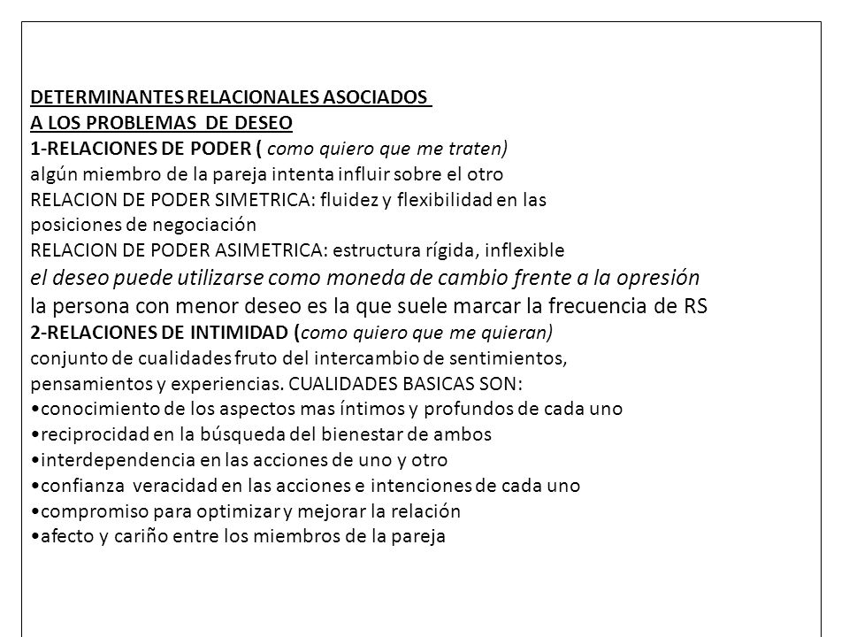 el deseo puede utilizarse como moneda de cambio frente a la opresión