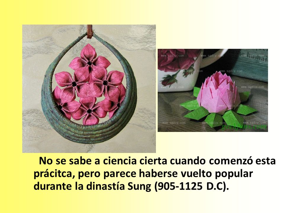 No se sabe a ciencia cierta cuando comenzó esta prácitca, pero parece haberse vuelto popular durante la dinastía Sung ( D.C).