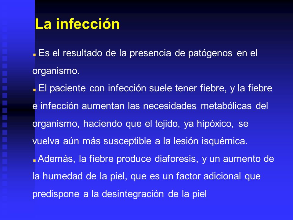 La infección Es el resultado de la presencia de patógenos en el organismo.