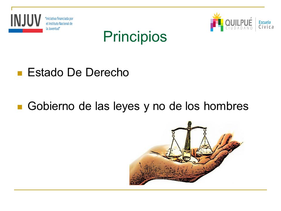 Principios Estado De Derecho Gobierno de las leyes y no de los hombres