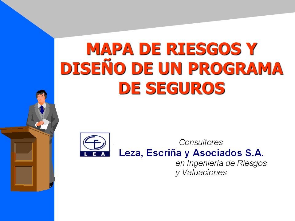 MAPA DE RIESGOS Y DISEÑO DE UN PROGRAMA DE SEGUROS