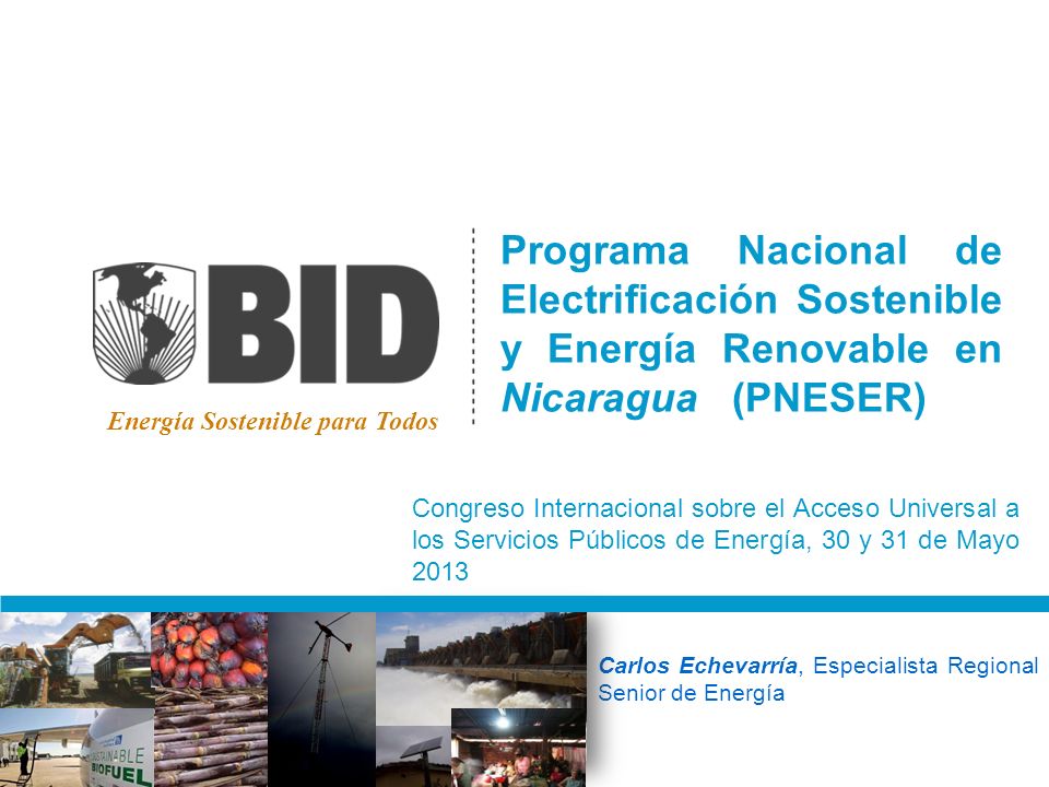 Programa Nacional de Electrificación Sostenible y Energía Renovable en Nicaragua (PNESER)