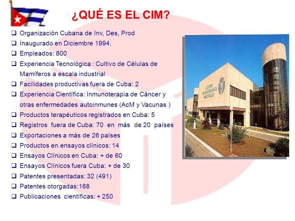 ¿QUÉ ES EL CIM Organización Cubana de Inv, Des, Prod