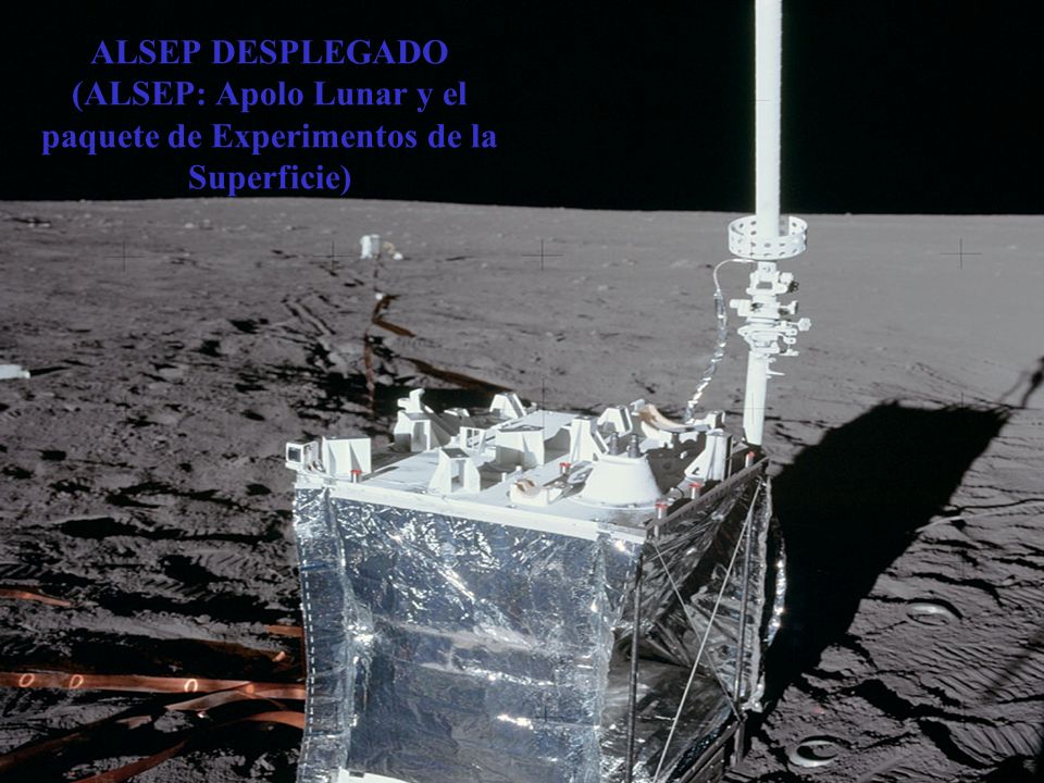 ALSEP DESPLEGADO (ALSEP: Apolo Lunar y el paquete de Experimentos de la Superficie)