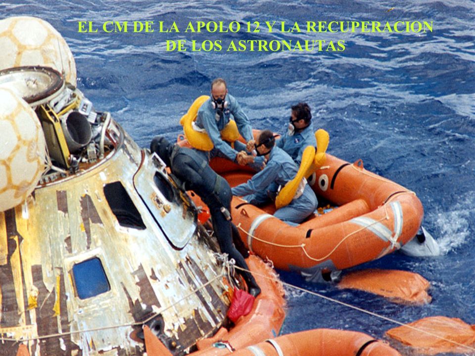 EL CM DE LA APOLO 12 Y LA RECUPERACION DE LOS ASTRONAUTAS