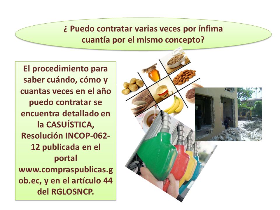 ¿ Puedo contratar varias veces por ínfima cuantía por el mismo concepto