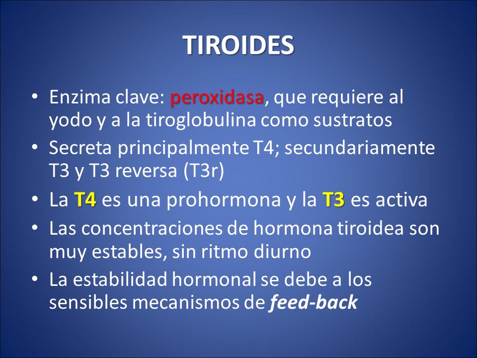 TIROIDES La T4 es una prohormona y la T3 es activa