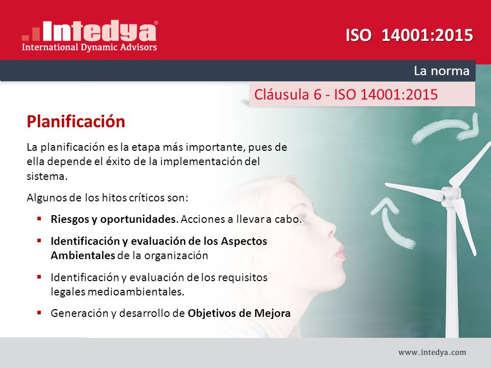 ISO 14001:2015 Planificación Cláusula 6 - ISO 14001:2015 La norma
