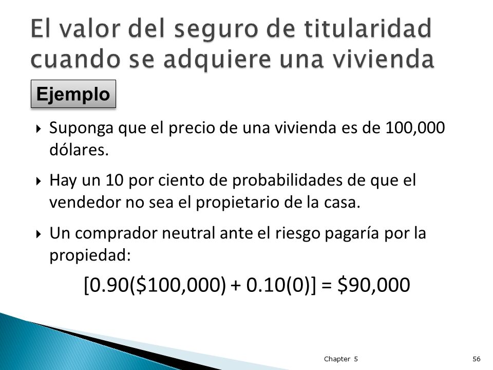 El valor del seguro de titularidad cuando se adquiere una vivienda