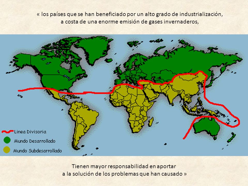 a costa de una enorme emisión de gases invernaderos,