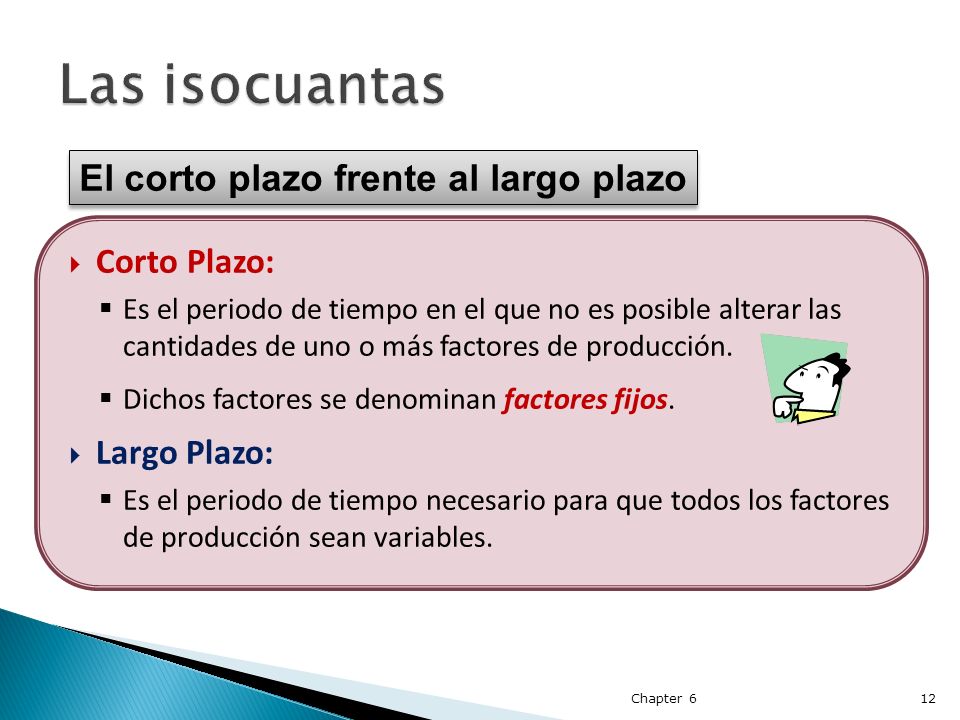 El corto plazo frente al largo plazo