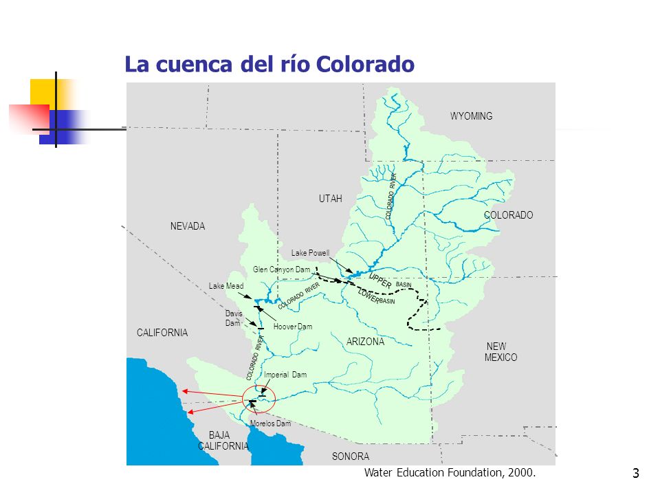 La cuenca del río Colorado