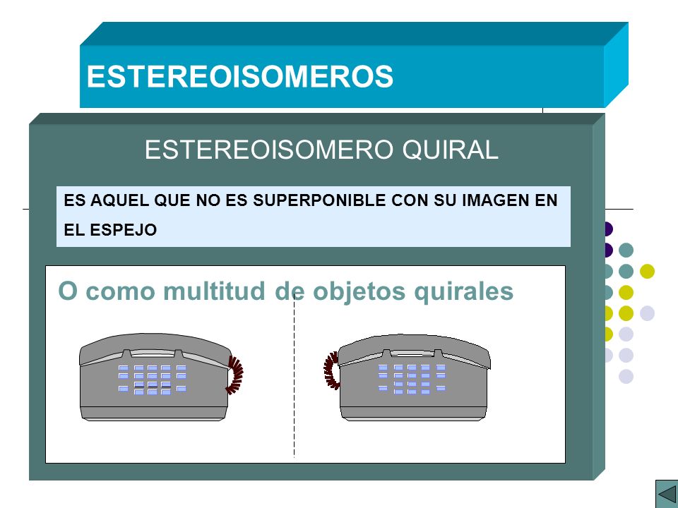 ESTEREOISOMEROS ESTEREOISOMERO QUIRAL