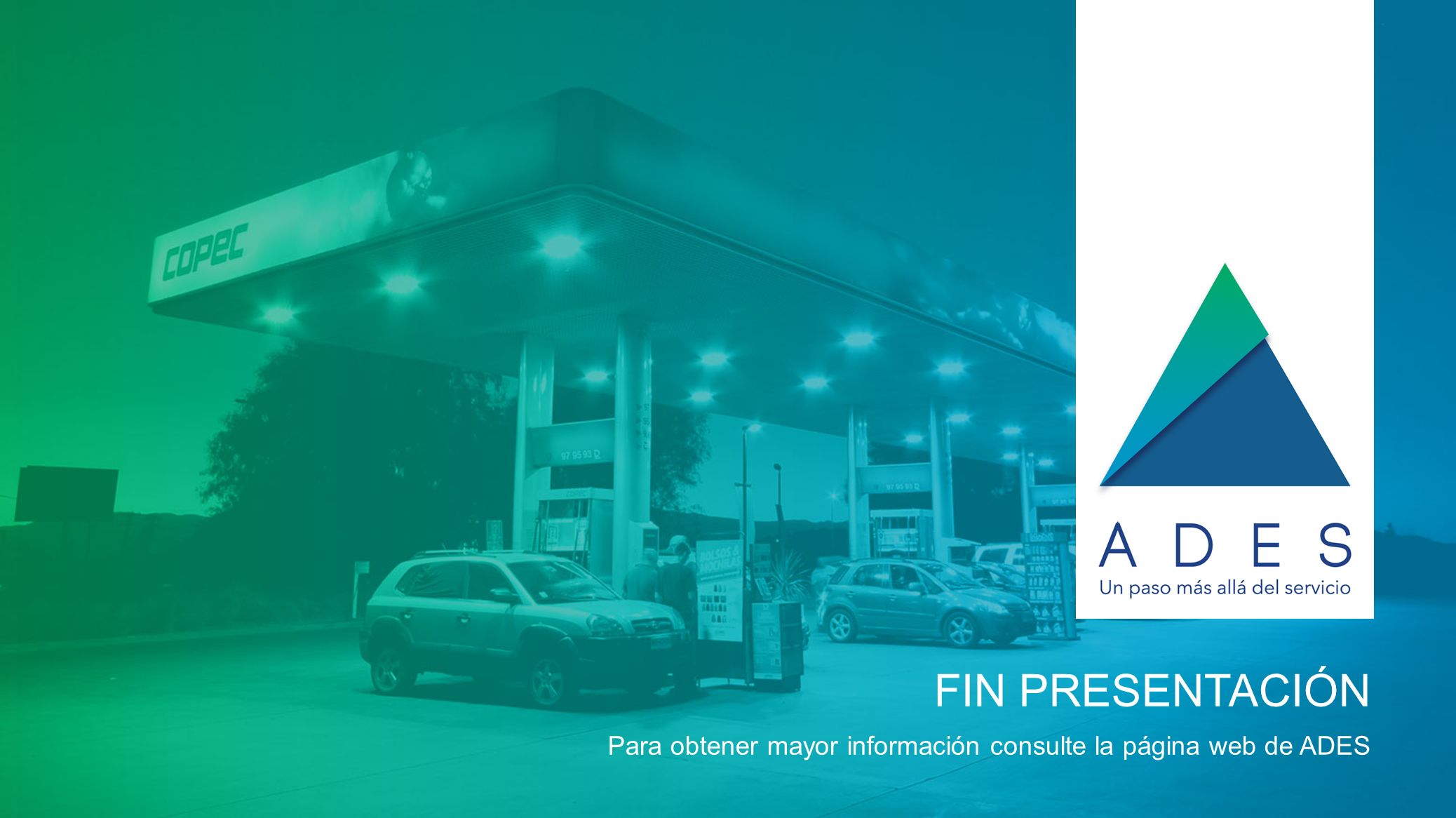 FIN PRESENTACIÓN Para obtener mayor información consulte la página web de ADES