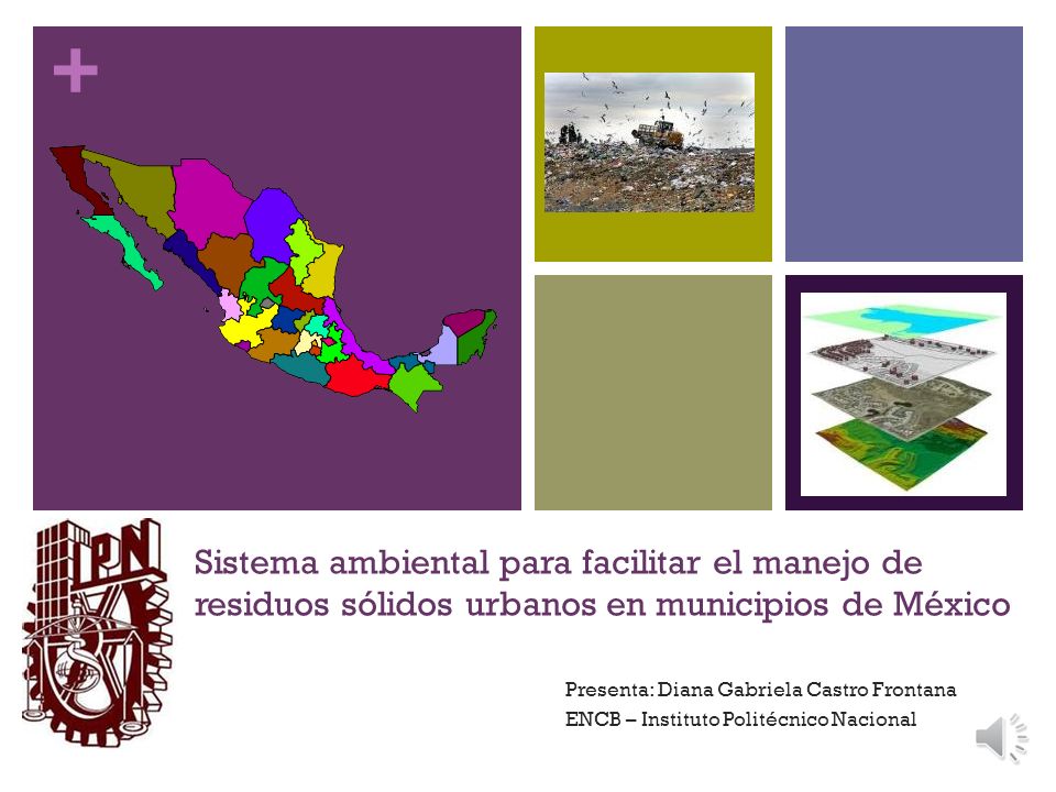 Sistema ambiental para facilitar el manejo de residuos sólidos urbanos en municipios de México