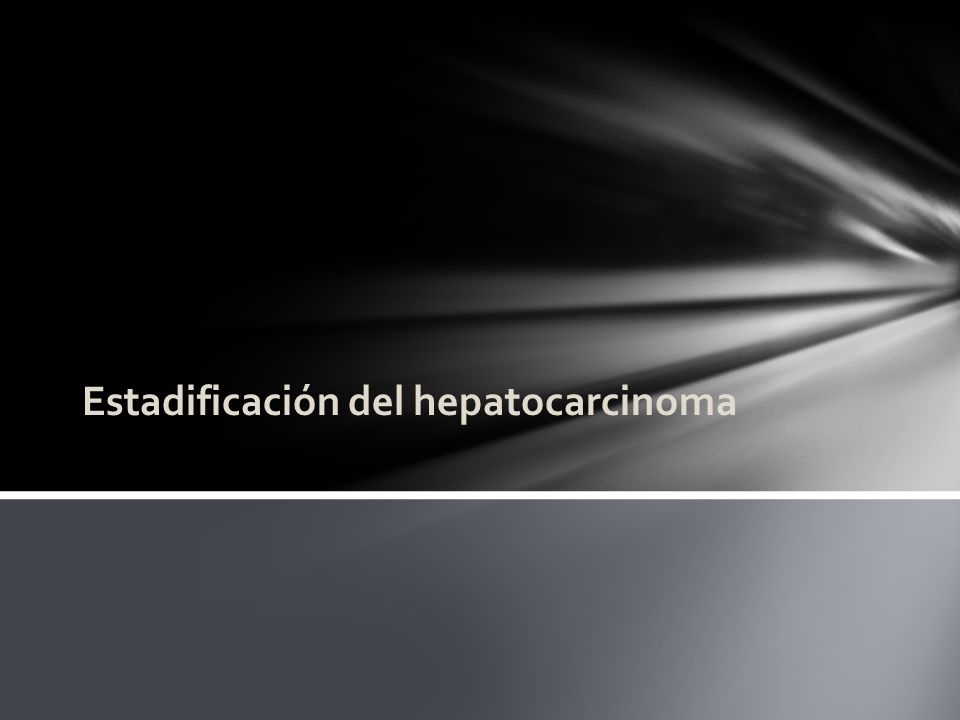 Estadificación del hepatocarcinoma