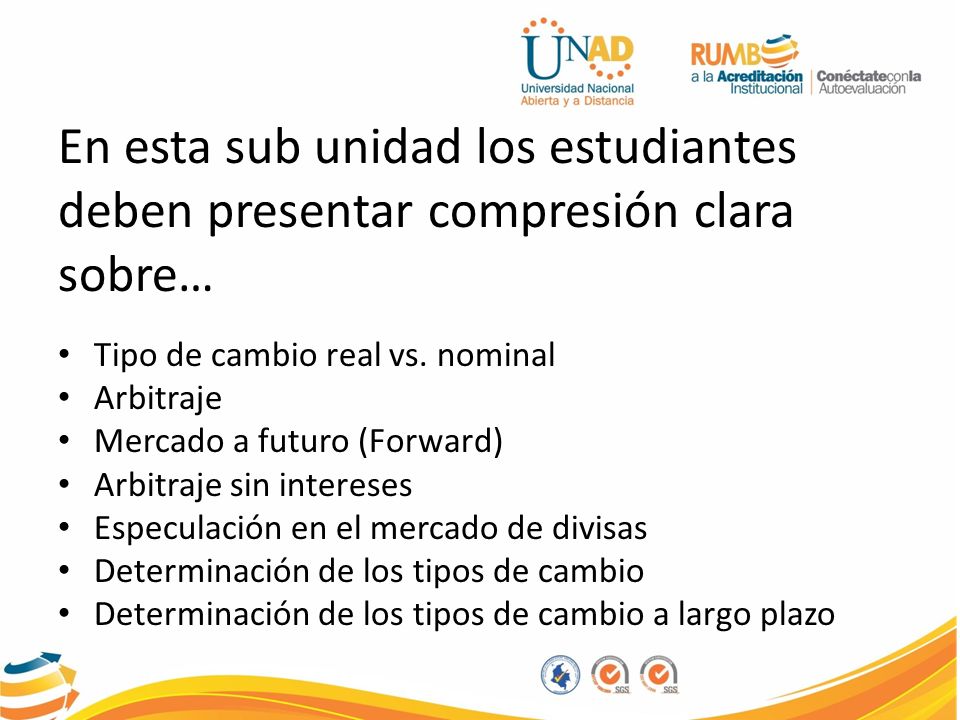 En esta sub unidad los estudiantes deben presentar compresión clara sobre…