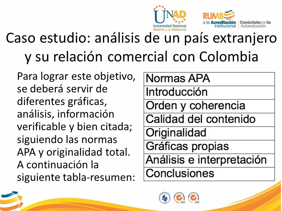 Caso estudio: análisis de un país extranjero y su relación comercial con Colombia