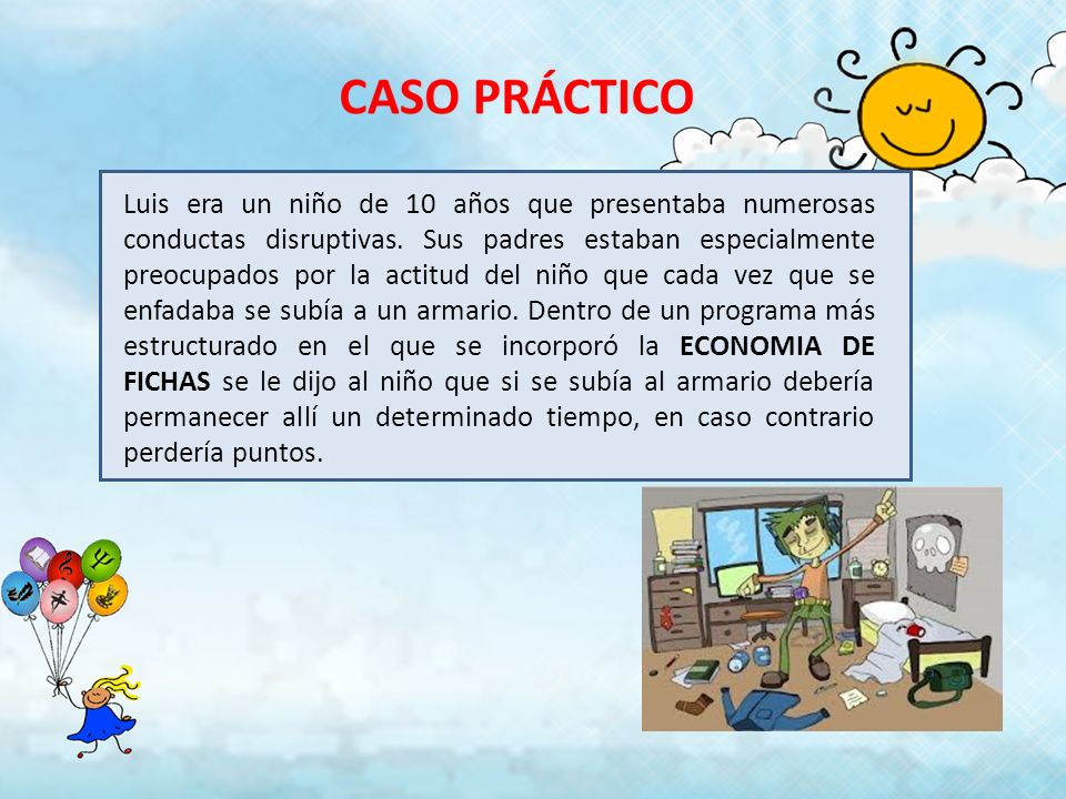 Luis era un niño de 10 años que presentaba numerosas conductas disruptivas.