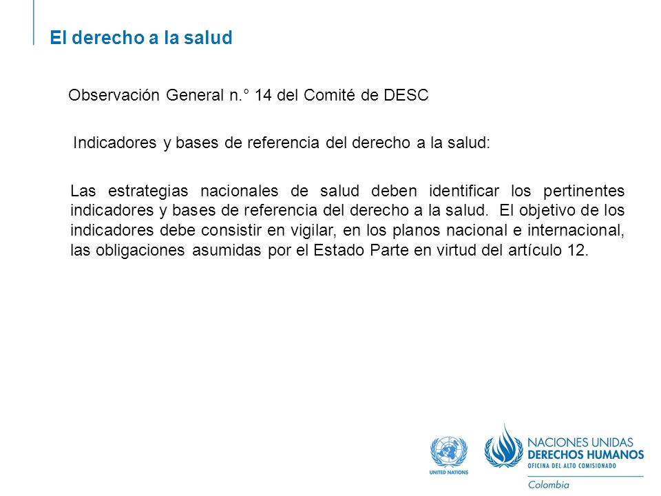 El derecho a la salud