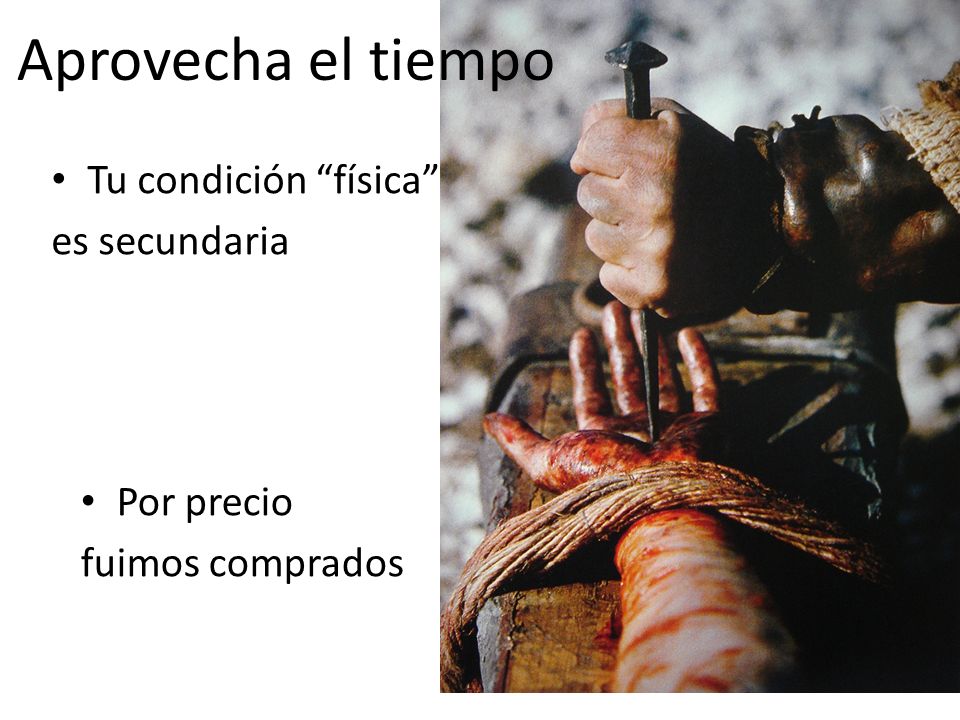 Aprovecha el tiempo Tu condición física es secundaria Por precio