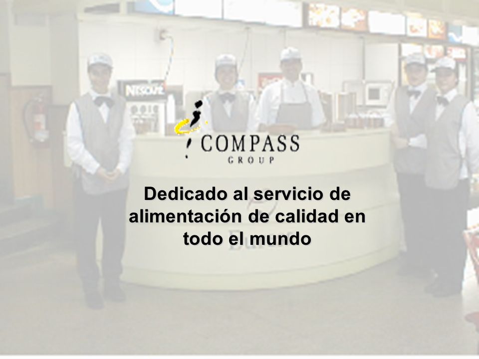Dedicado al servicio de alimentación de calidad en todo el mundo