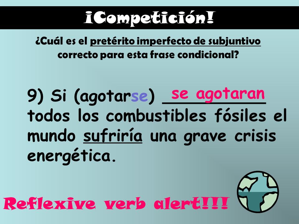 ¡Competición! se agotaran