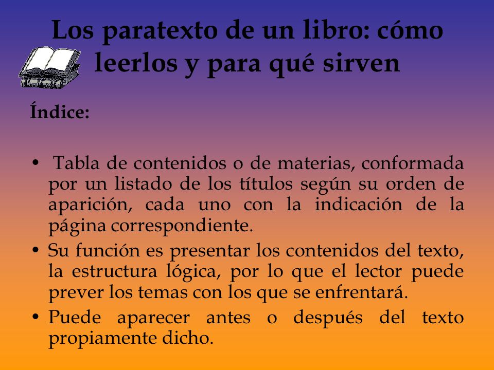 Los paratexto de un libro: cómo leerlos y para qué sirven