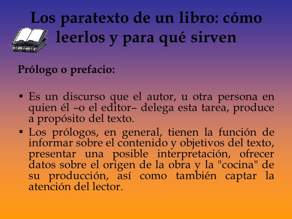 Los paratexto de un libro: cómo leerlos y para qué sirven