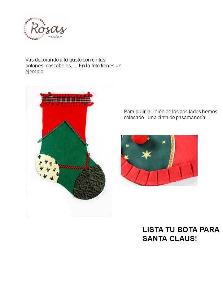 LISTA TU BOTA PARA SANTA CLAUS!