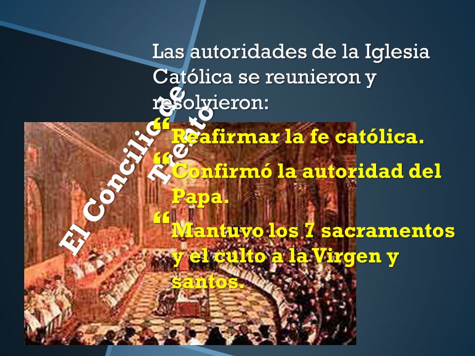 Las autoridades de la Iglesia Católica se reunieron y resolvieron: