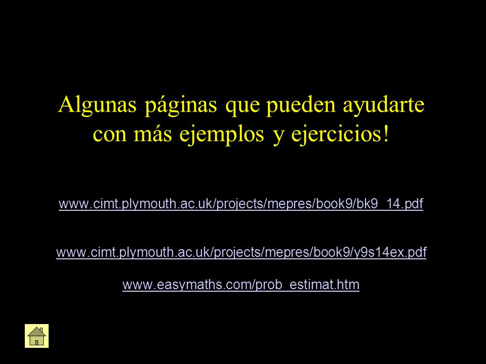 Algunas páginas que pueden ayudarte con más ejemplos y ejercicios. www